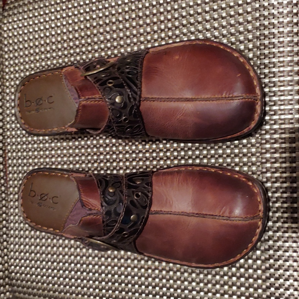 boc dark brown mule, 10 M